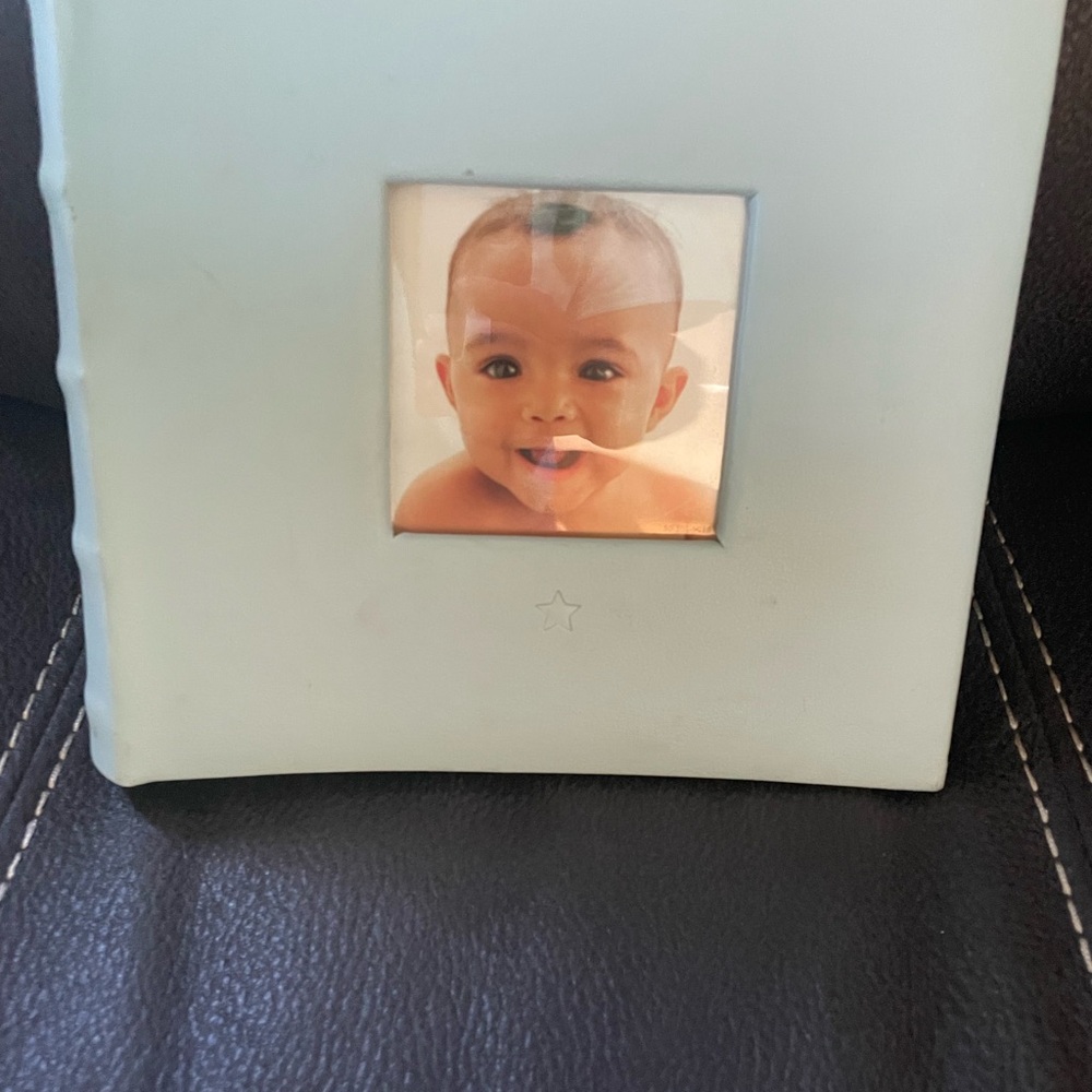 Hallmark Light Blue Photo Album with window cover.